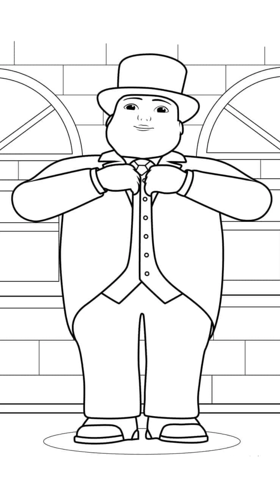 coloriage Thomas et Ses Amis à imprimer gratuitement