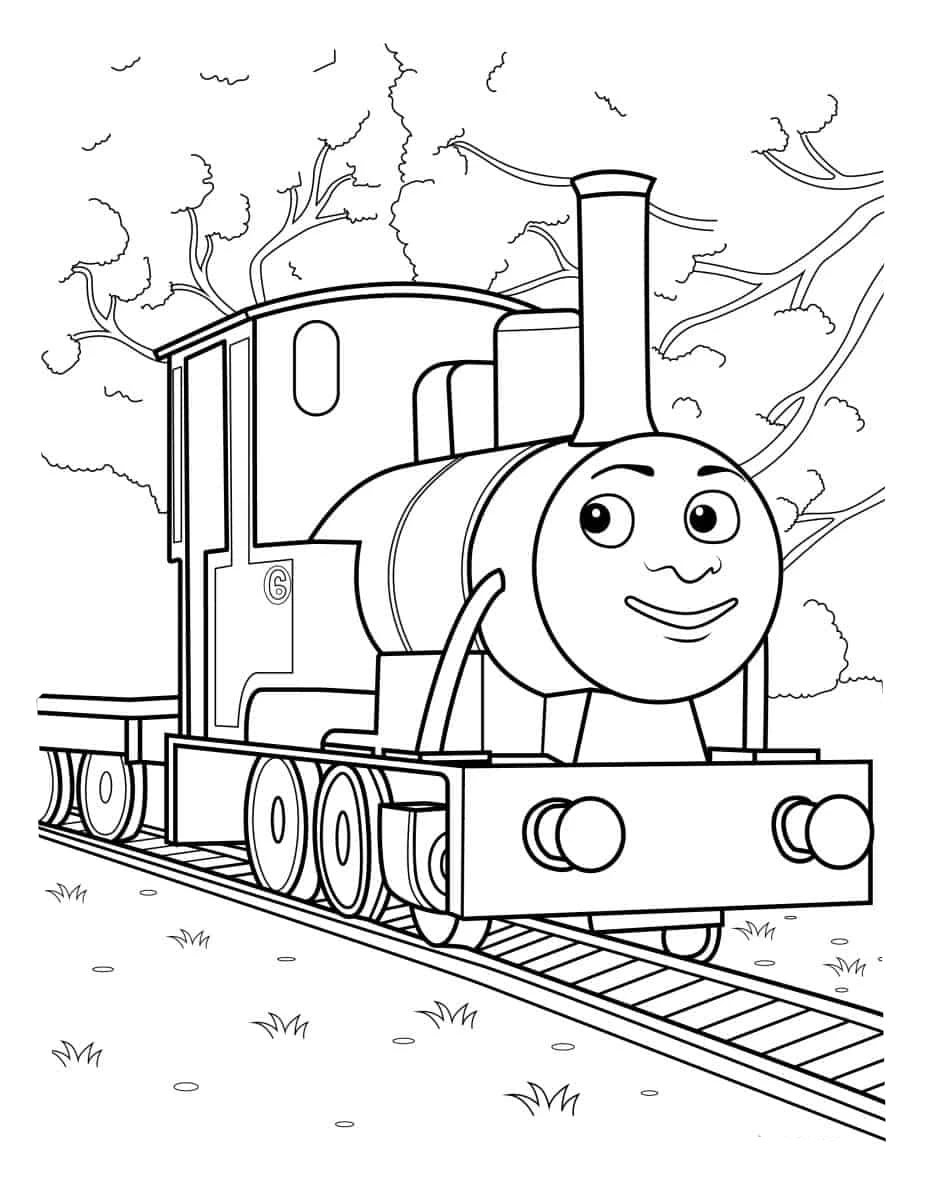 coloriage Thomas et Ses Amis pour enfant