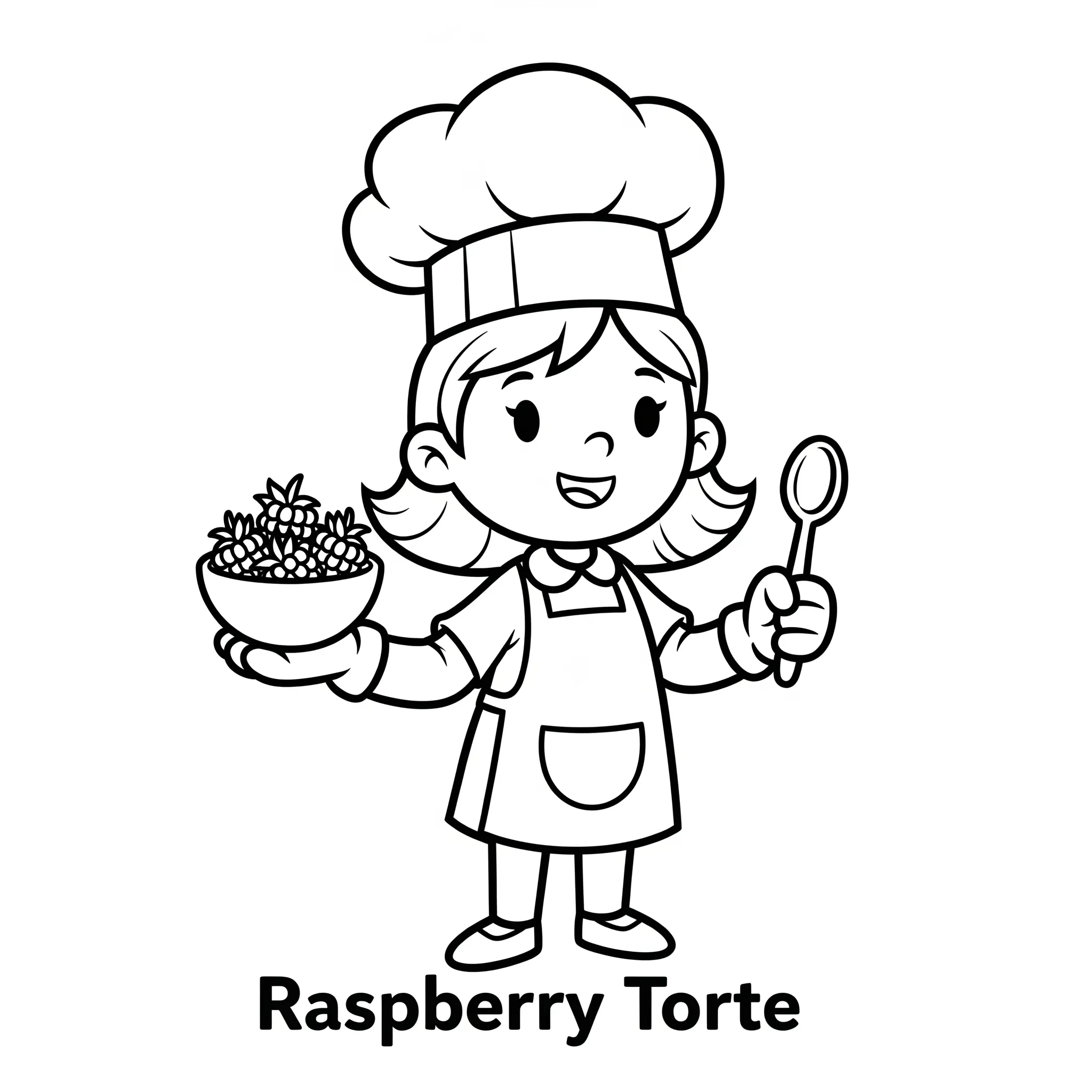 coloriage Une amie de Charlotte aux Fraises à imprimer pour enfant de 12 ans
