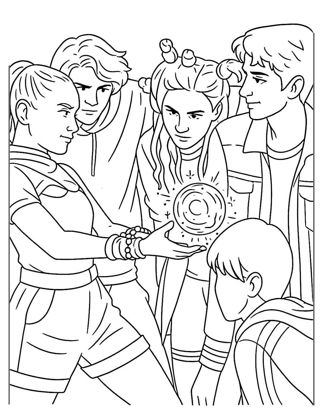 coloriage Zombies 4 pour enfant de 5 ans