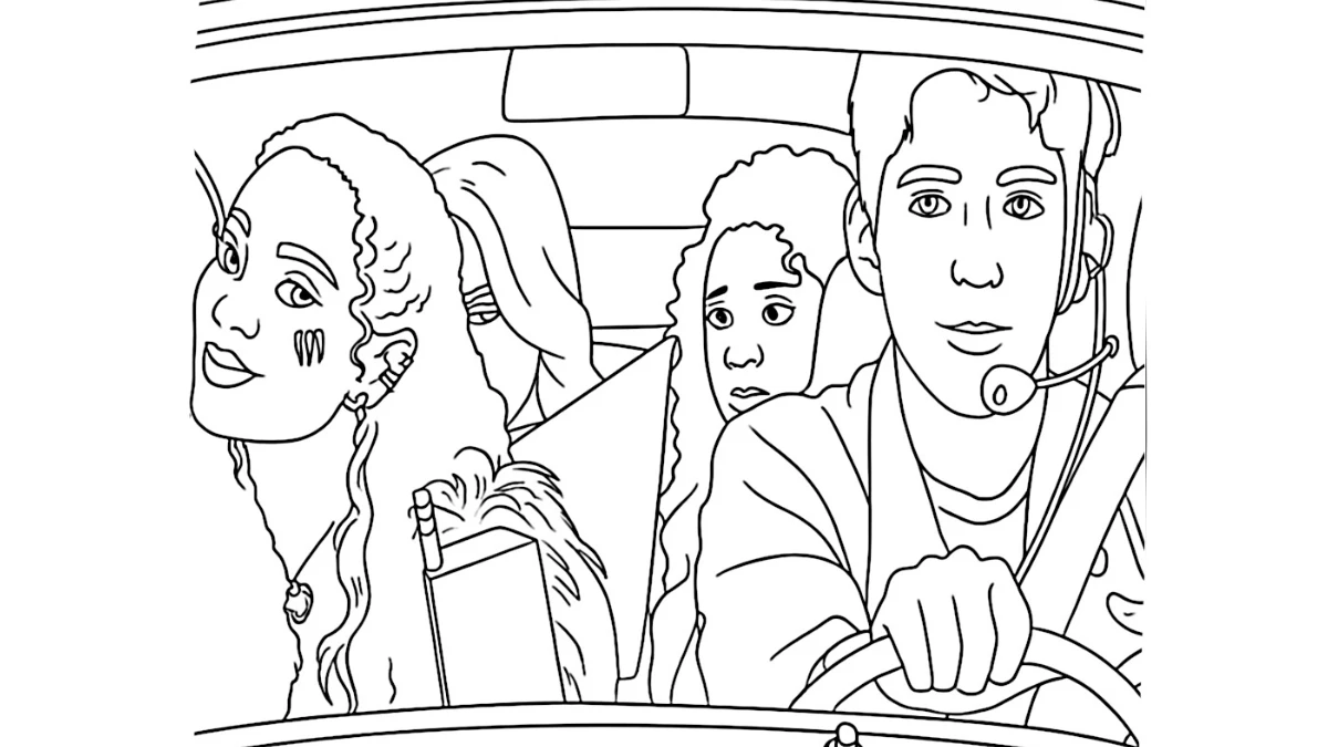 image de coloriage Zombies 4 pour enfant