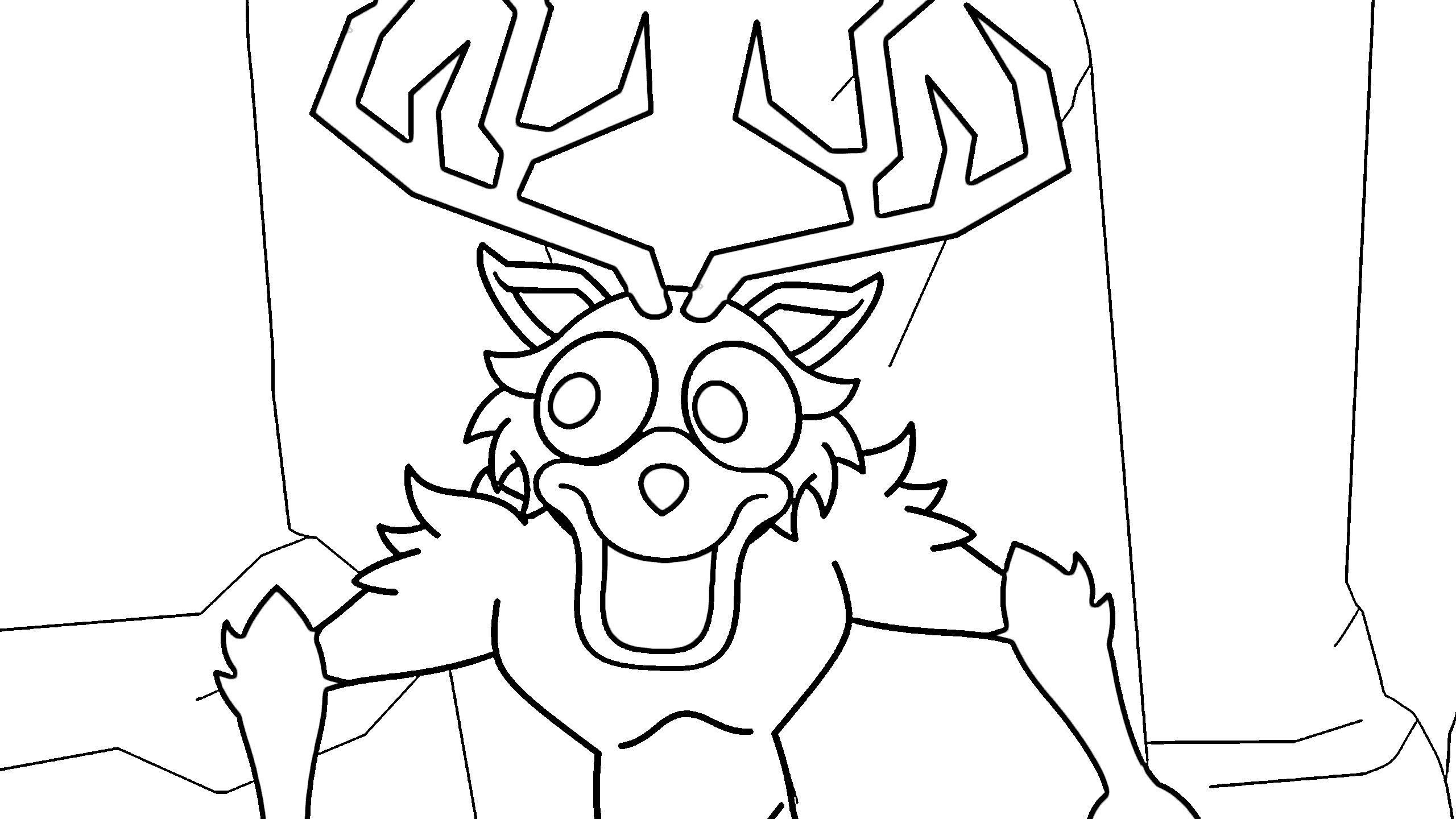 imprimer coloriage 99 Nights in the Forest gratuit