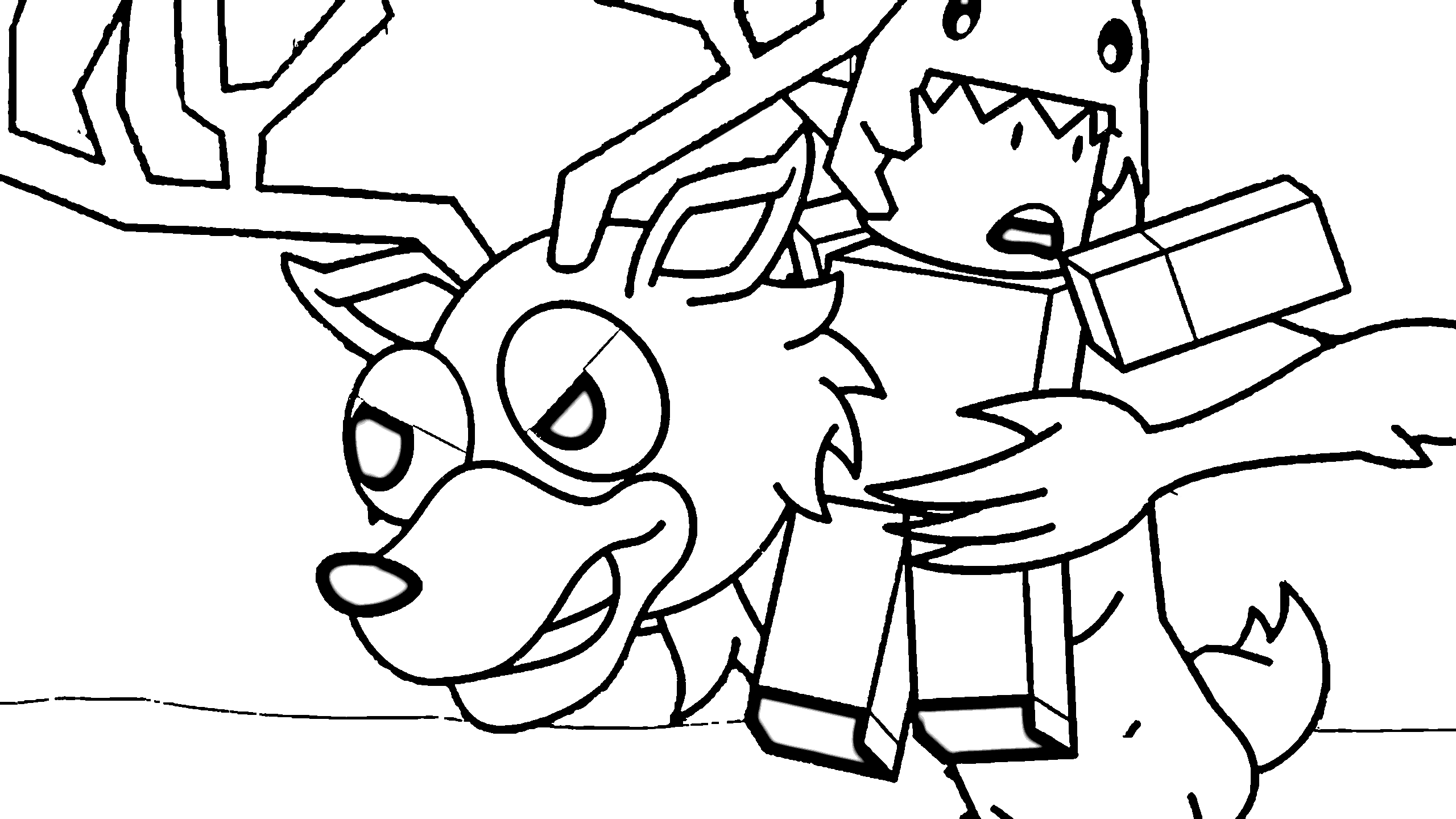 coloriage 99 Nights in the Forest et apprentissage