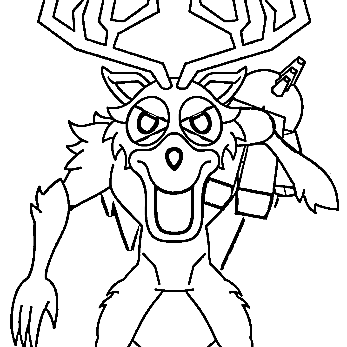 coloriage 99 Nights in the Forest à imprimer pour enfant de 7 ans