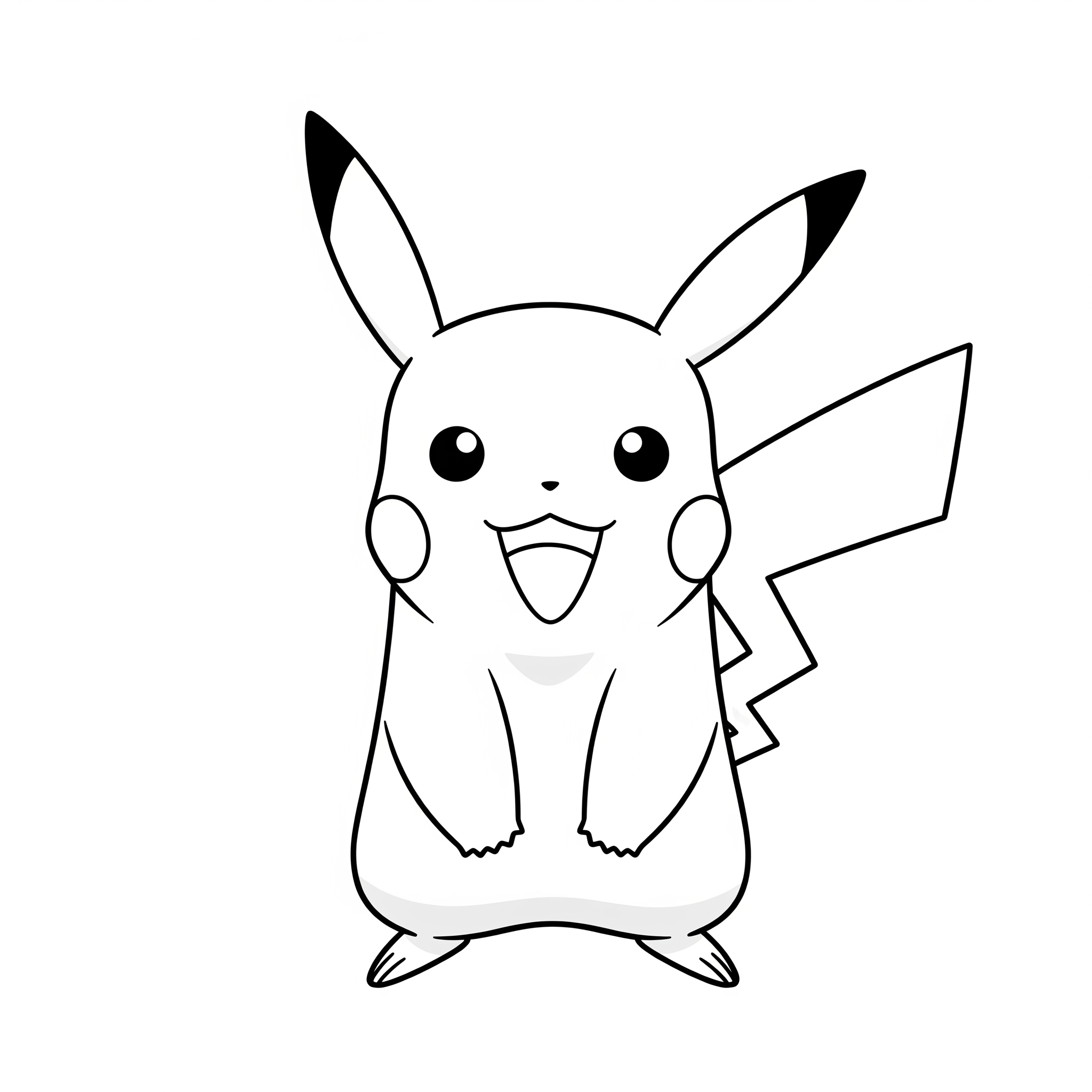 coloriage pikachu update pour enfant de 7 ans