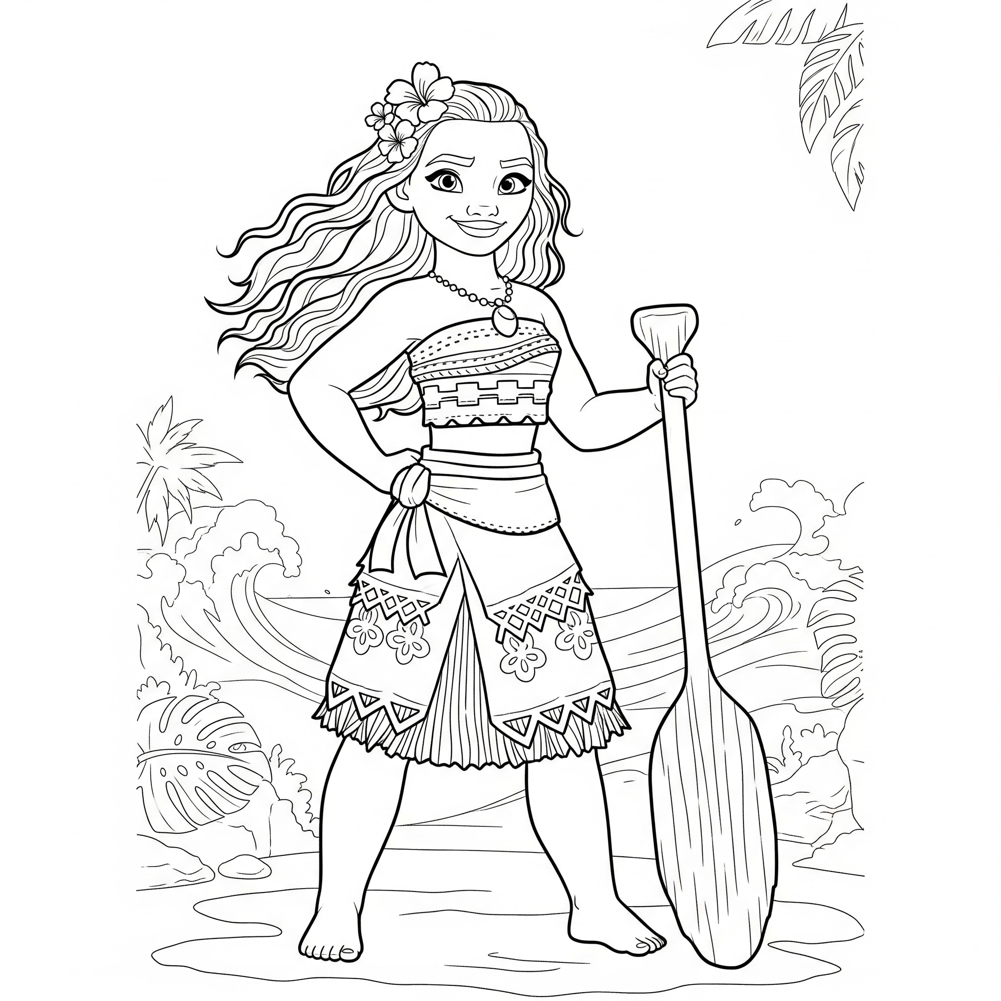 coloriage vaiana update a dessiner en ligne