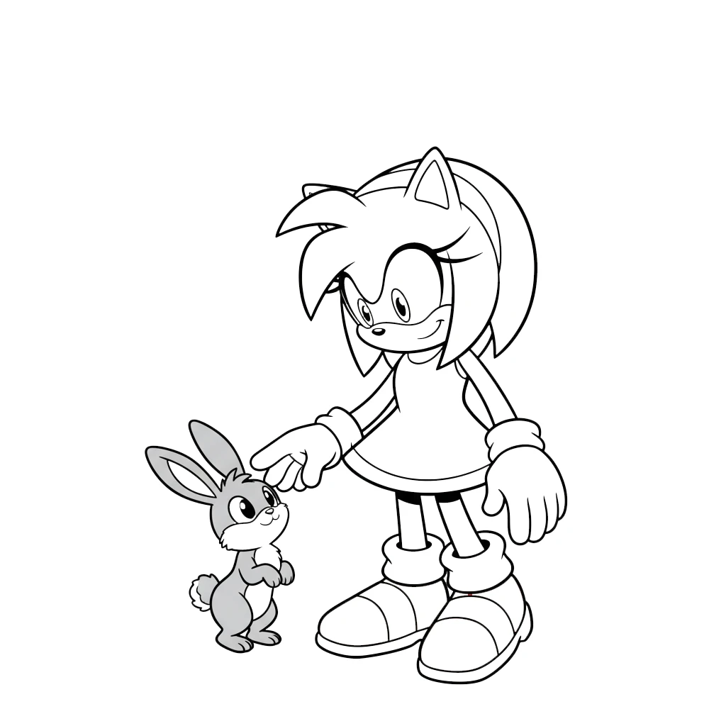 coloriage Amy Rose et dessins