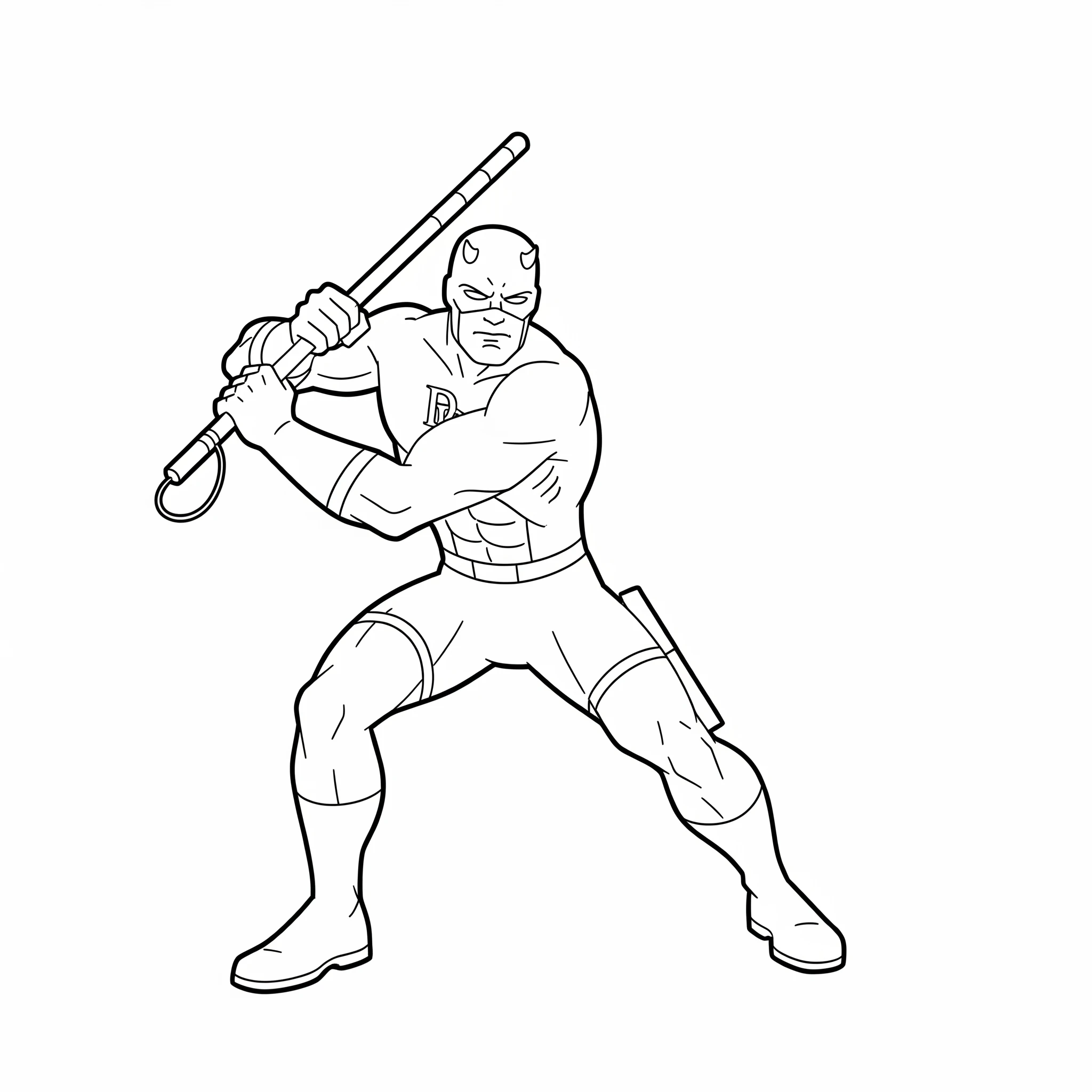 coloriage Daredevil gratuit pour enfants