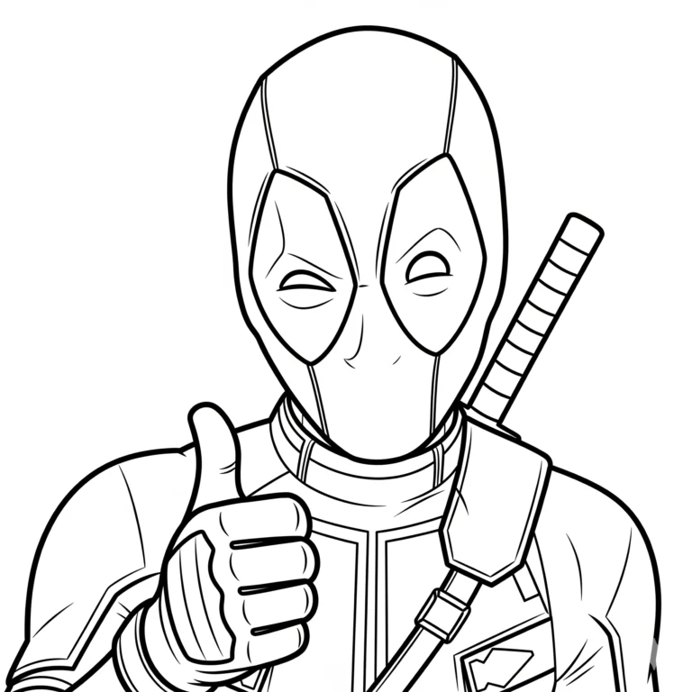 Coloriage Deadpool