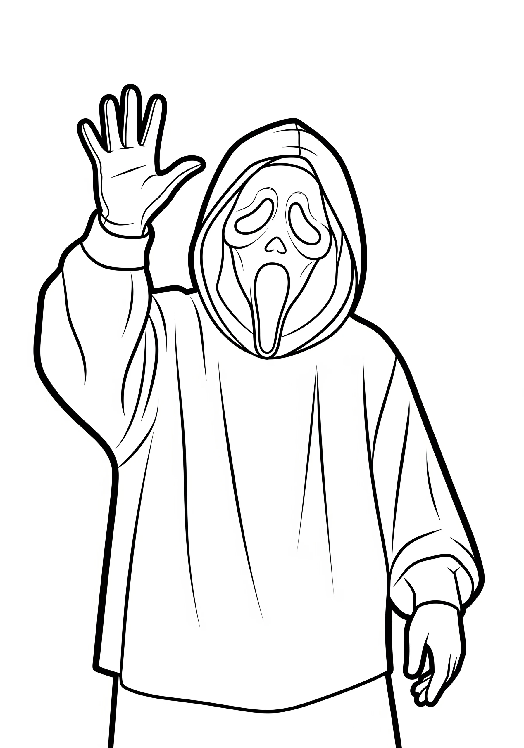 coloriage Ghostface en ligne