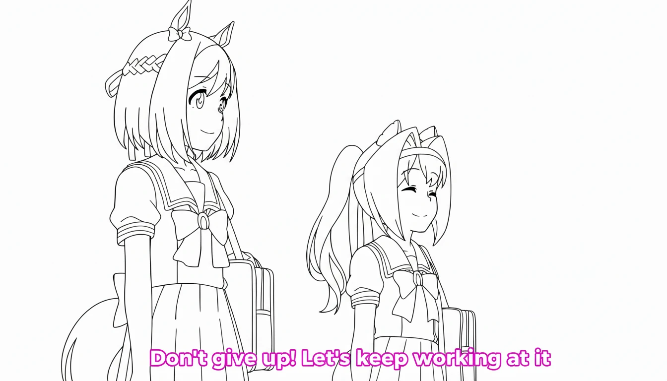 coloriage Haru Urara gratuit