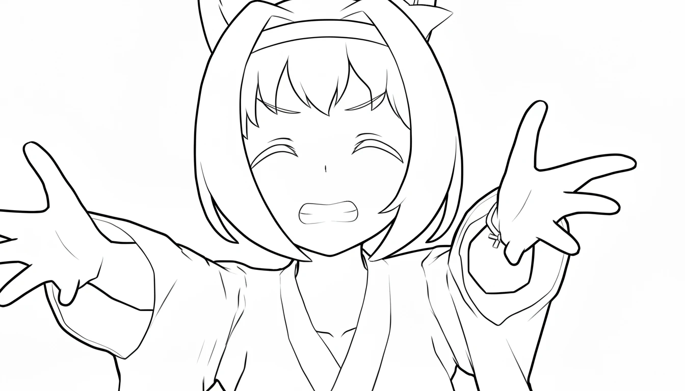 coloriage Haru Urara à imprimer gratuitement pdf 1