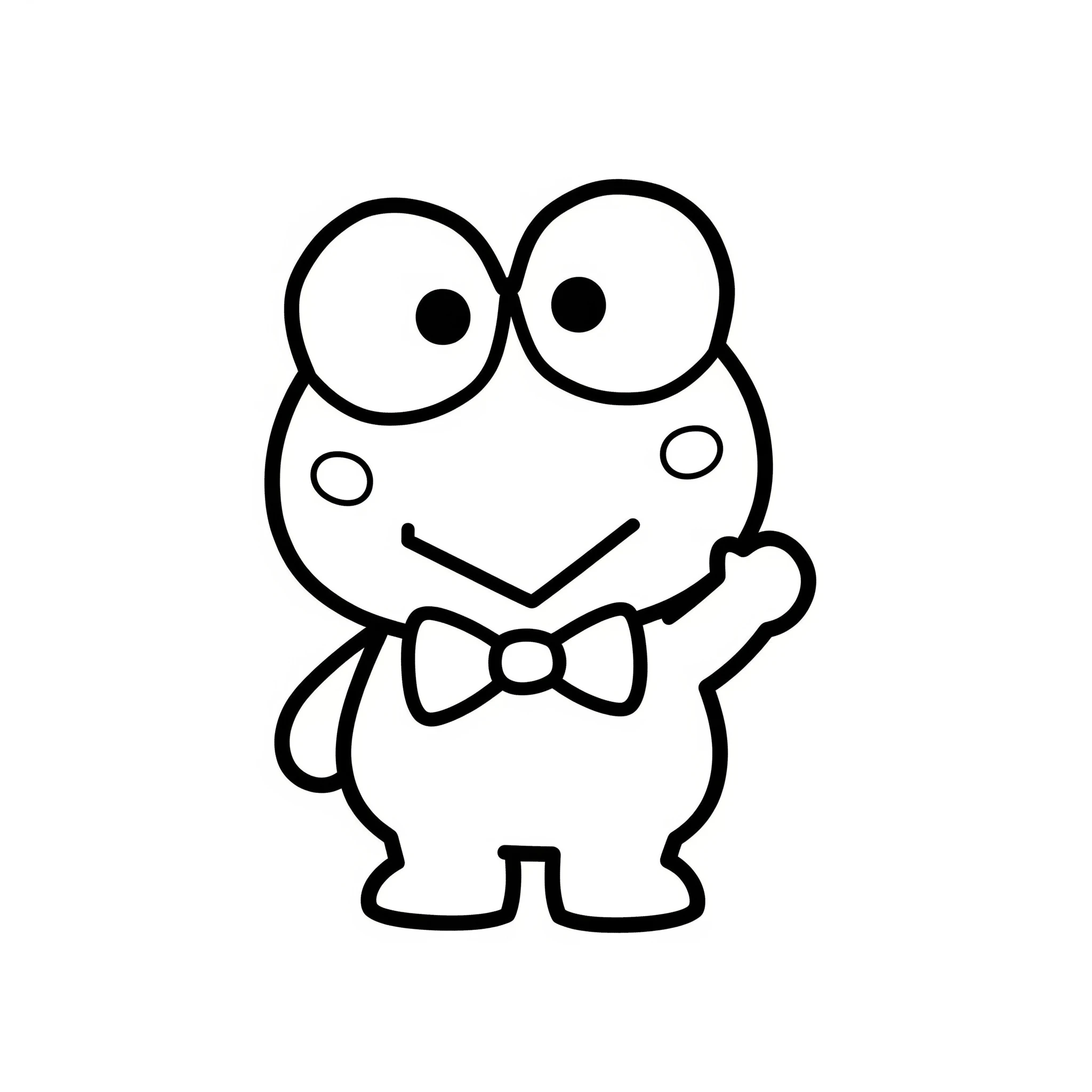 coloriage Keroppi gratuit 1