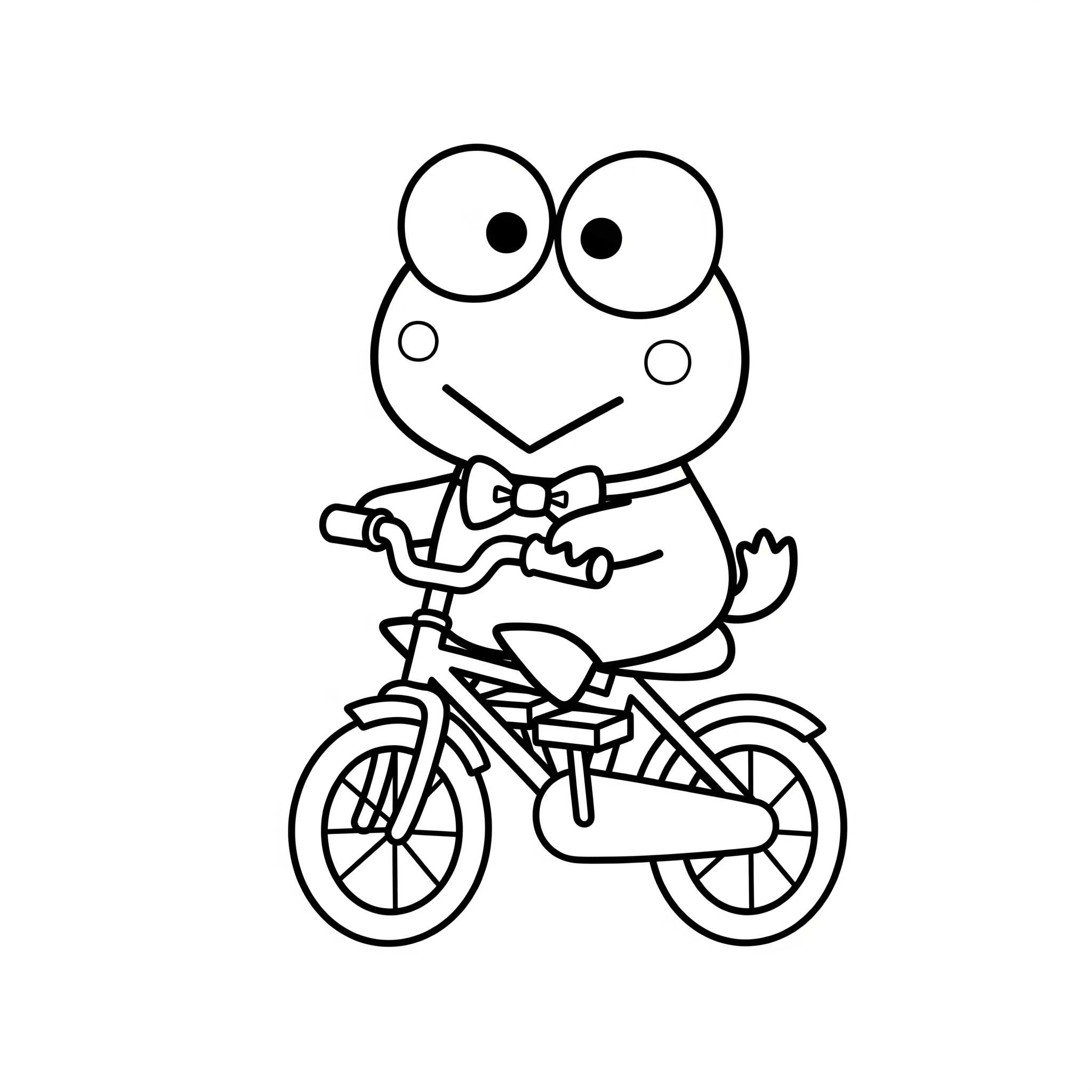 coloriage Keroppi à imprimer gratuitement pdf