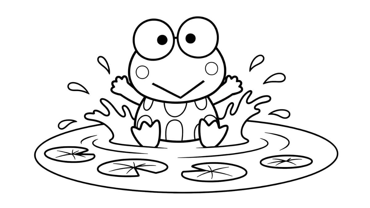coloriage Keroppi gratuit
