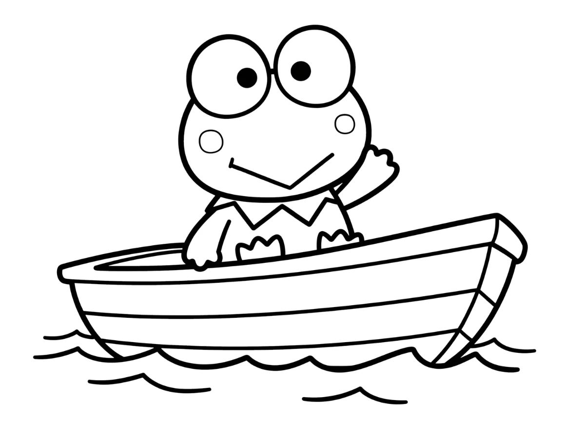 coloriage Keroppi en ligne