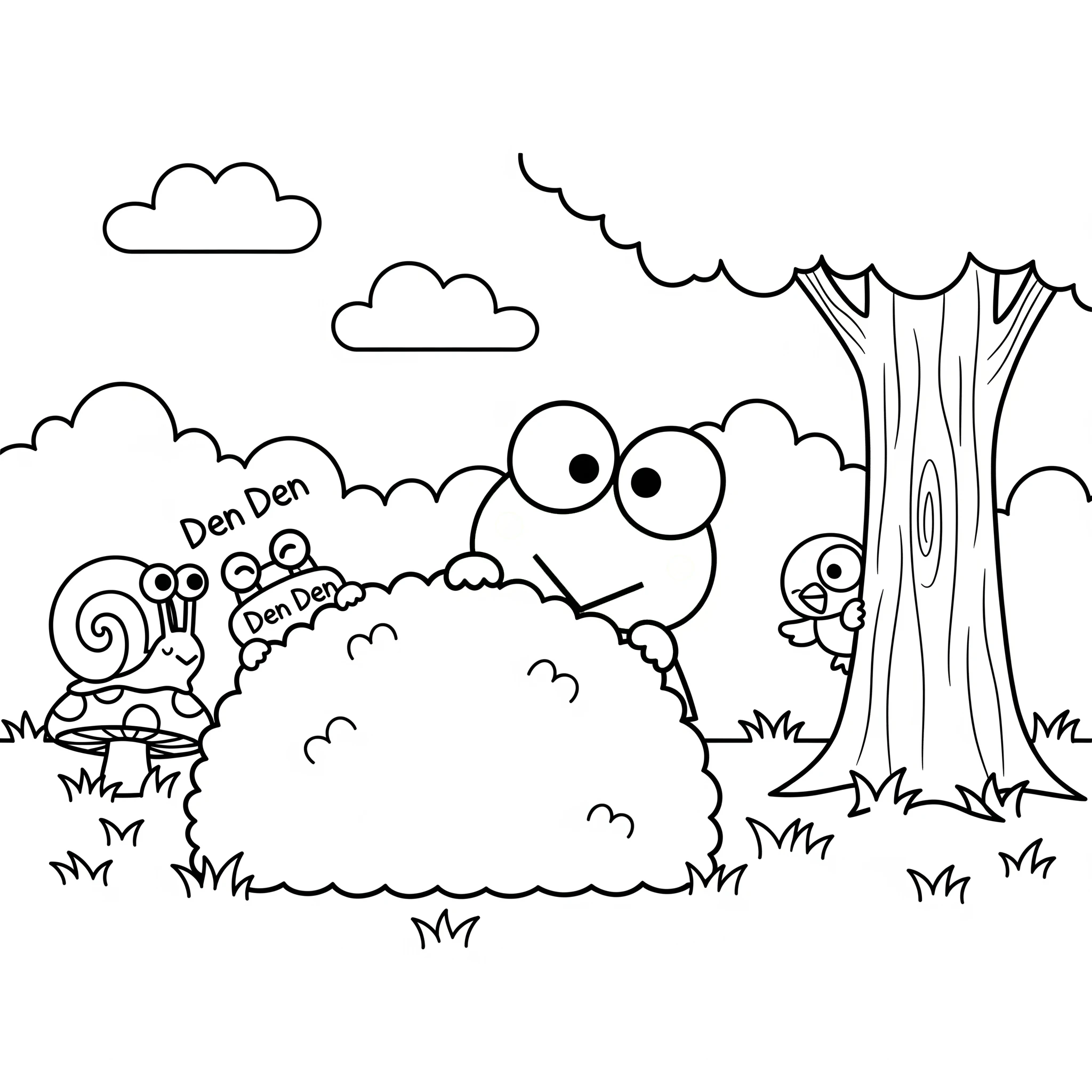 imprimer coloriage Keroppi