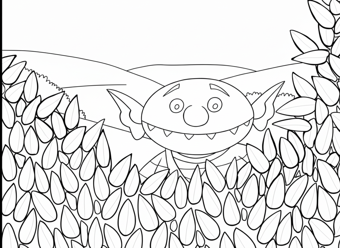 coloriage Le Petit Ogre à imprimer pdf gratuit 1