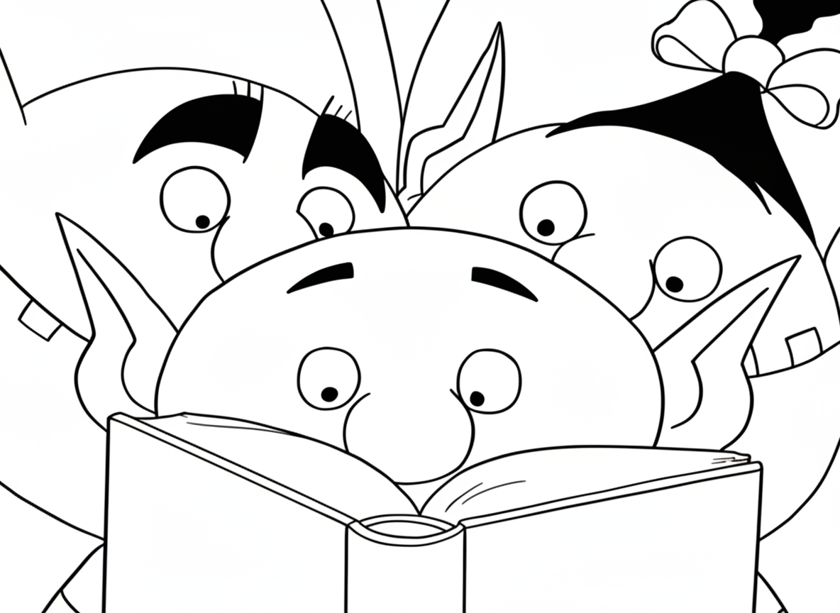 image pour coloriage Le Petit Ogre enfant