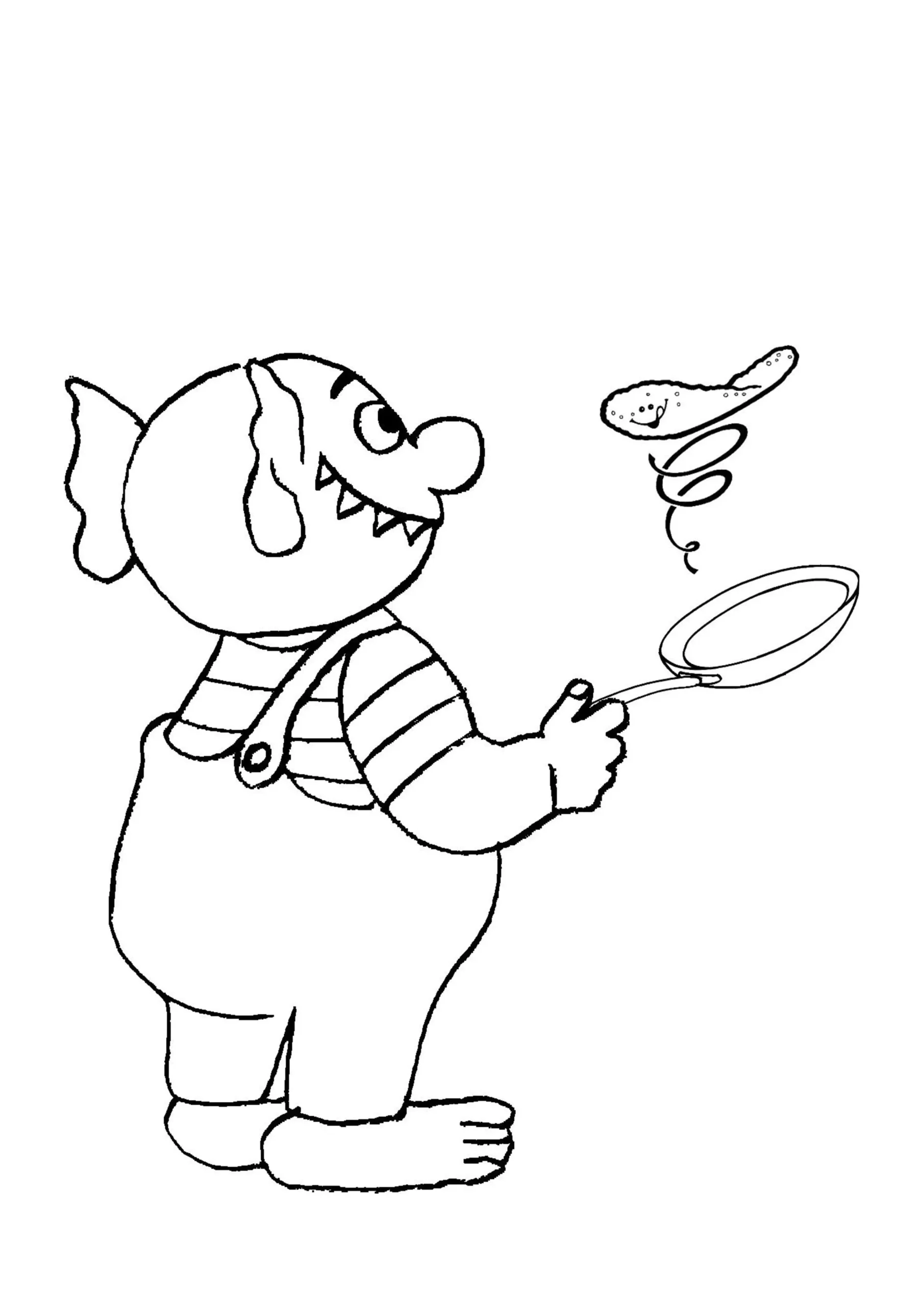 télécharger coloriage Le Petit Ogre gratuit