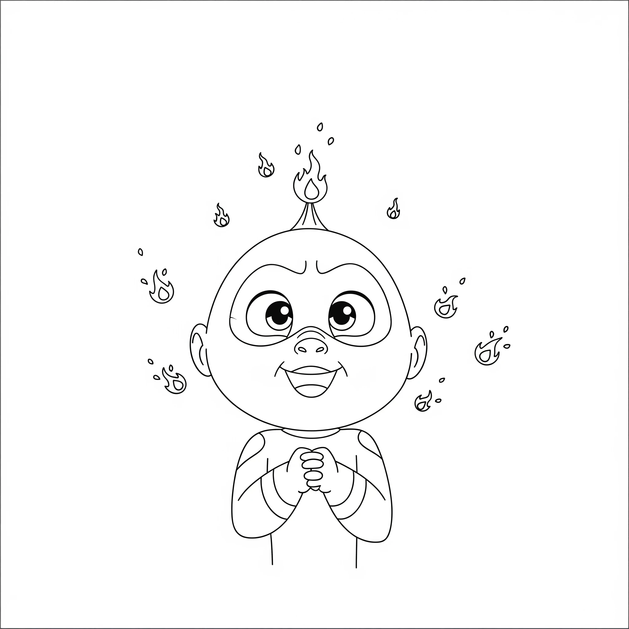 coloriage Les Indestructibles pour enfant de à imprimer