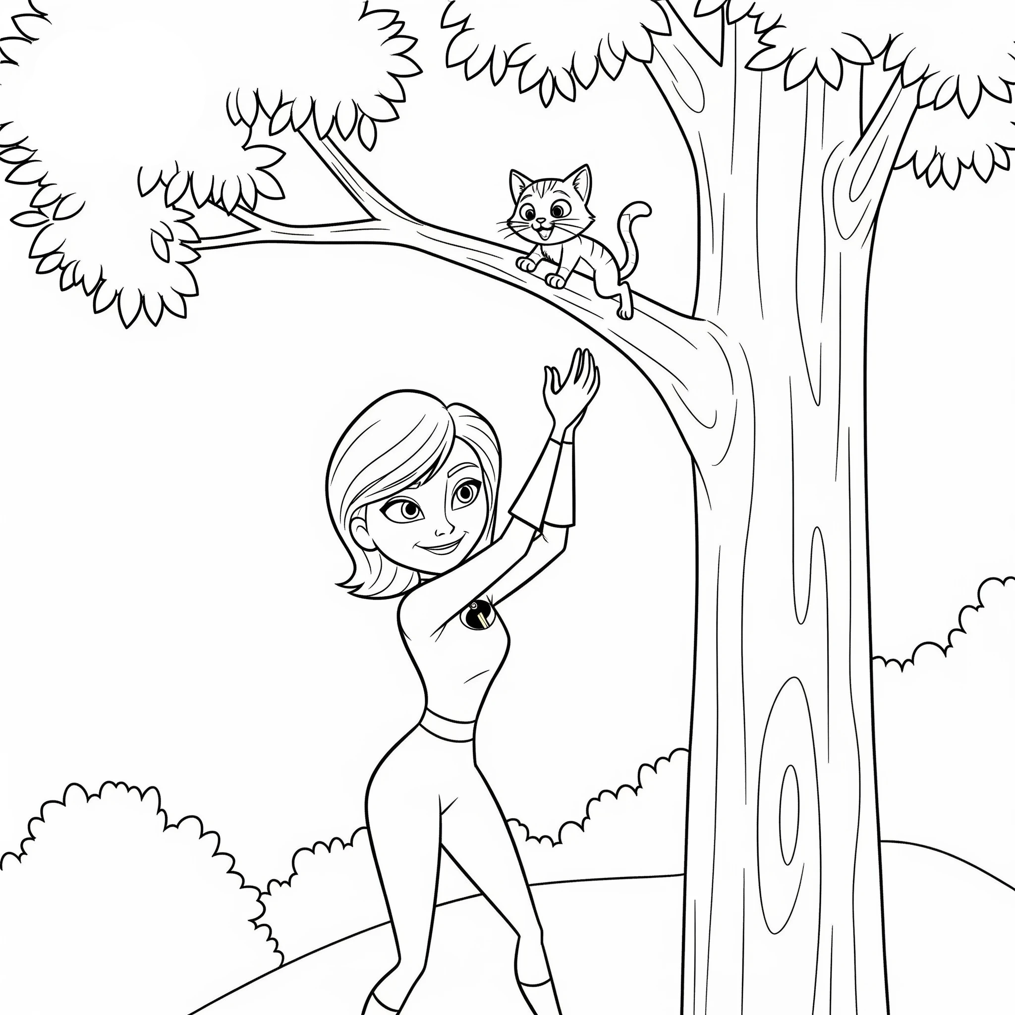 coloriage Les Indestructibles pour enfant de 2 ans