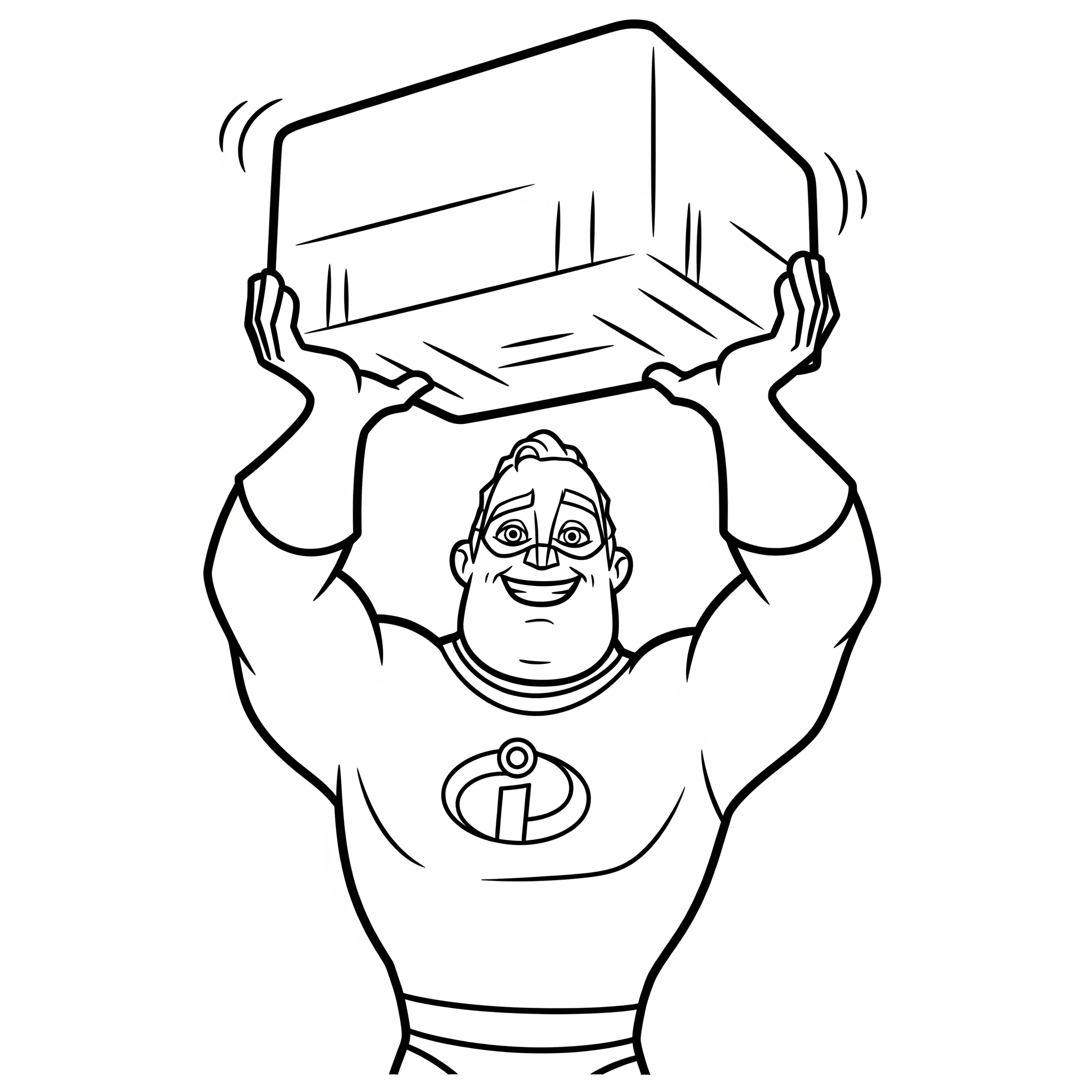 coloriage Les Indestructibles gratuit