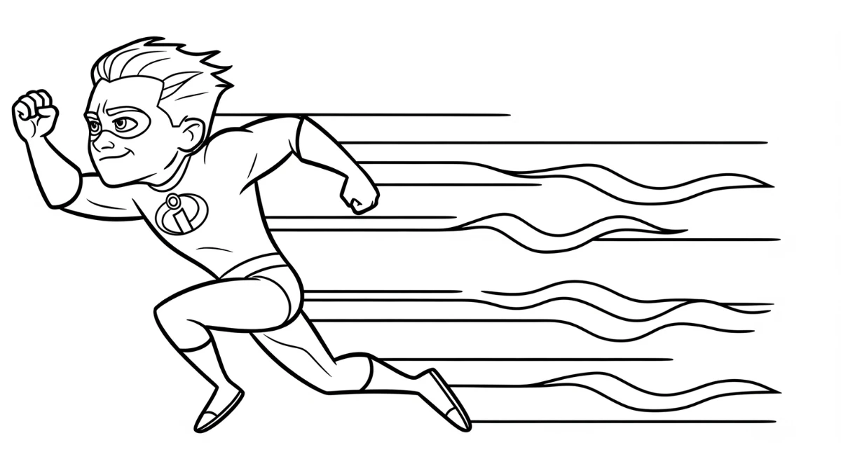 coloriage Les Indestructibles et découpage à imprimer