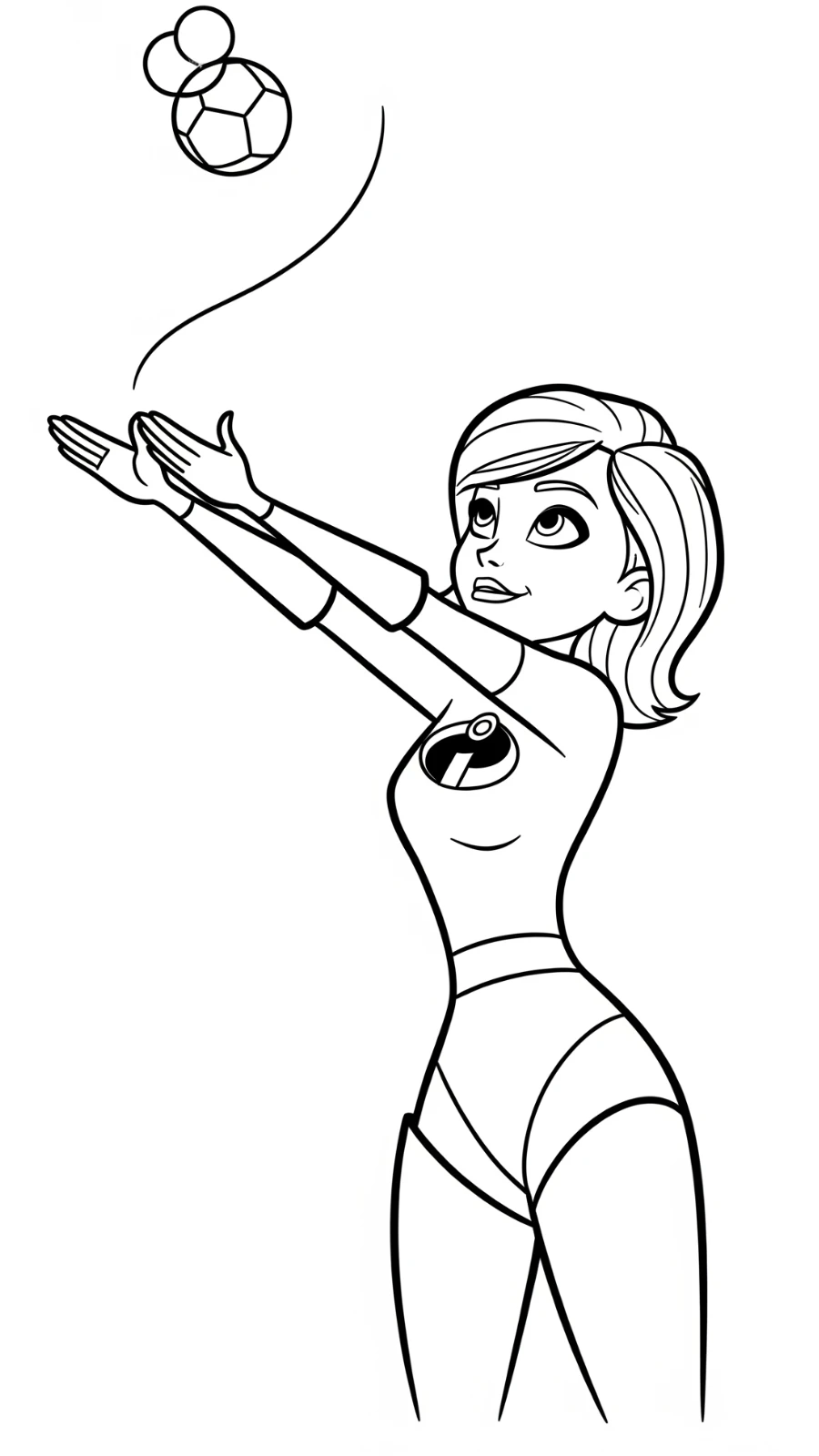 coloriage Les Indestructibles pour primaire