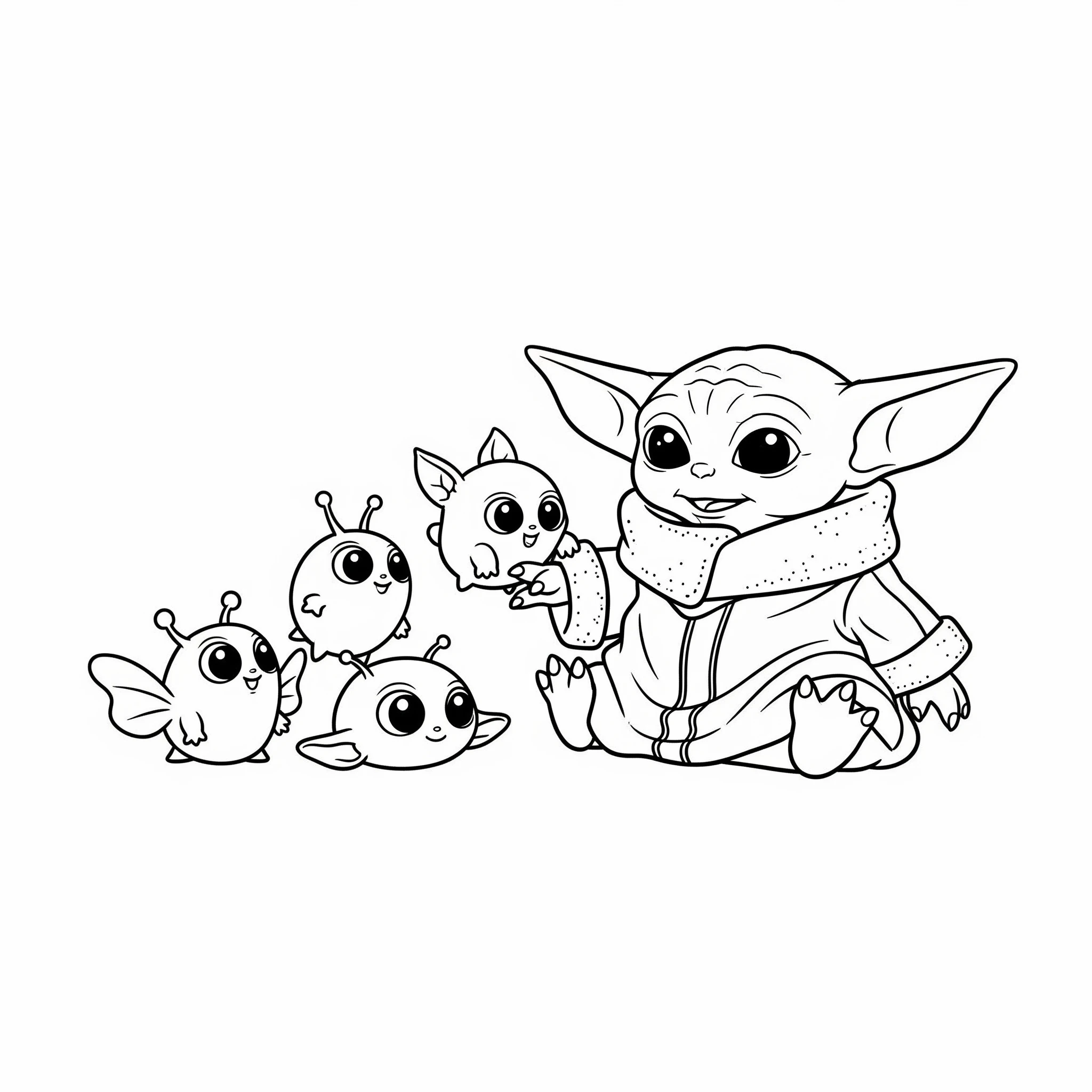 coloriage Mandalorian educatif pour enfant