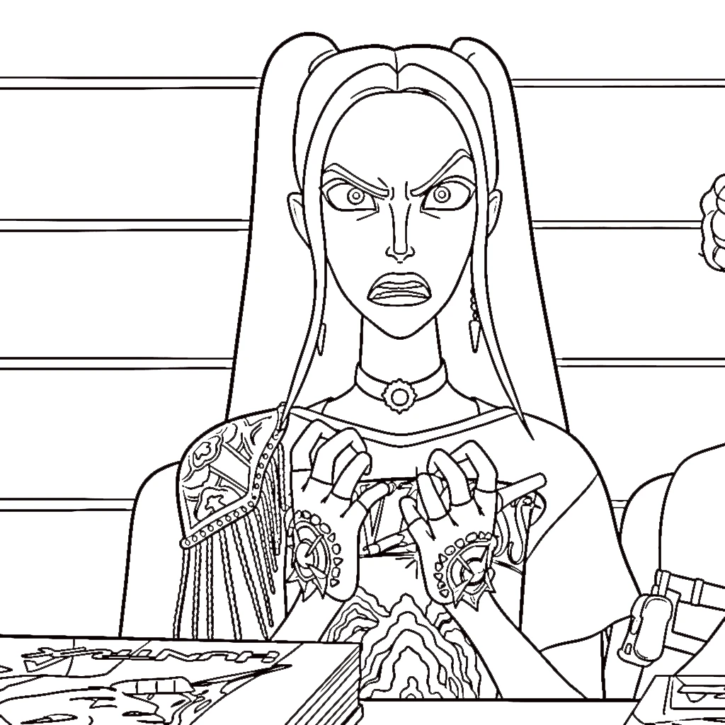 coloriage Mira pour enfant de 4 ans
