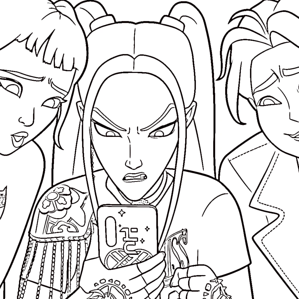 29 Coloriage Mira Aventure K pop Imprimer Et Jouer