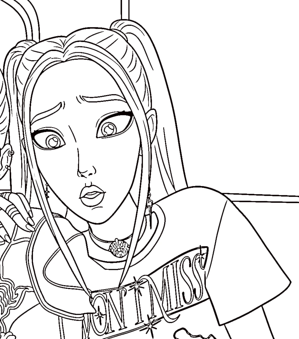coloriage Mira à imprimer pour enfant de 7 ans