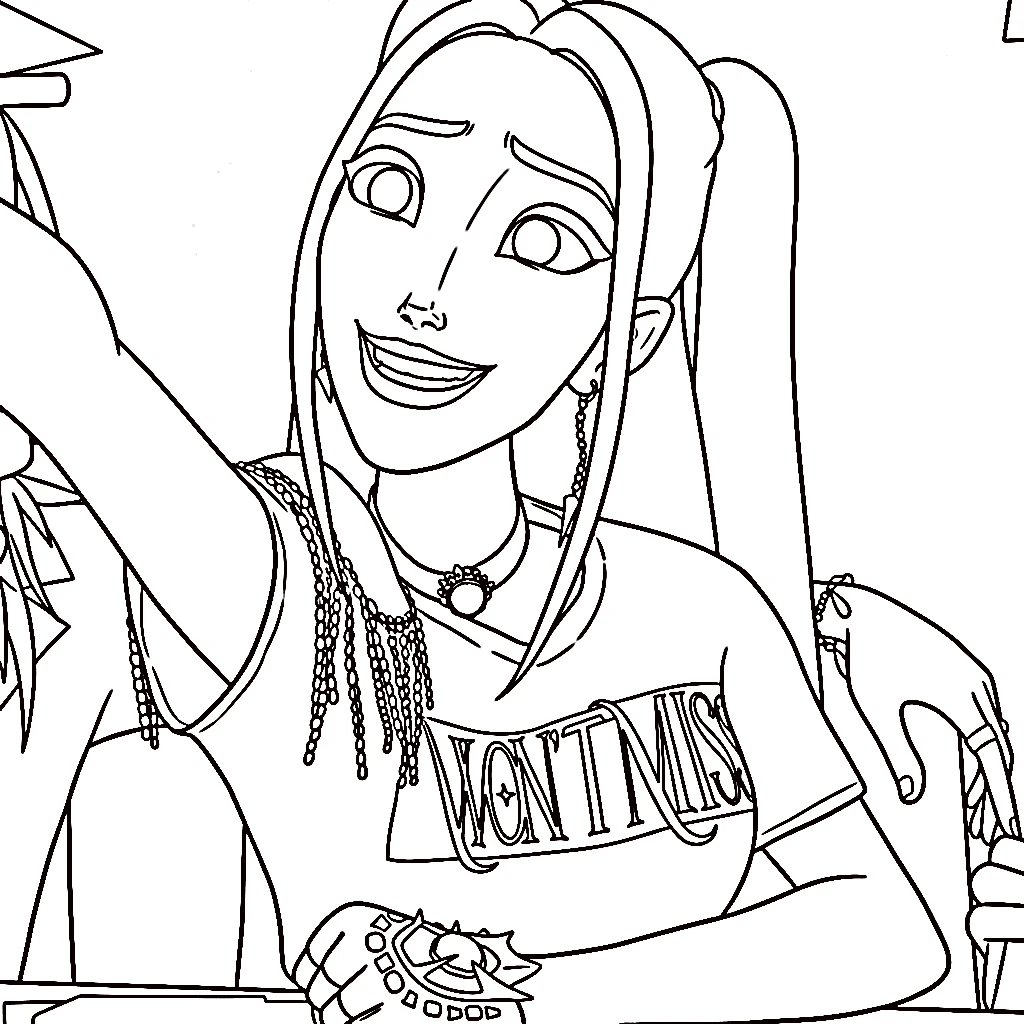 coloriage Mira pour enfant de 5 ans