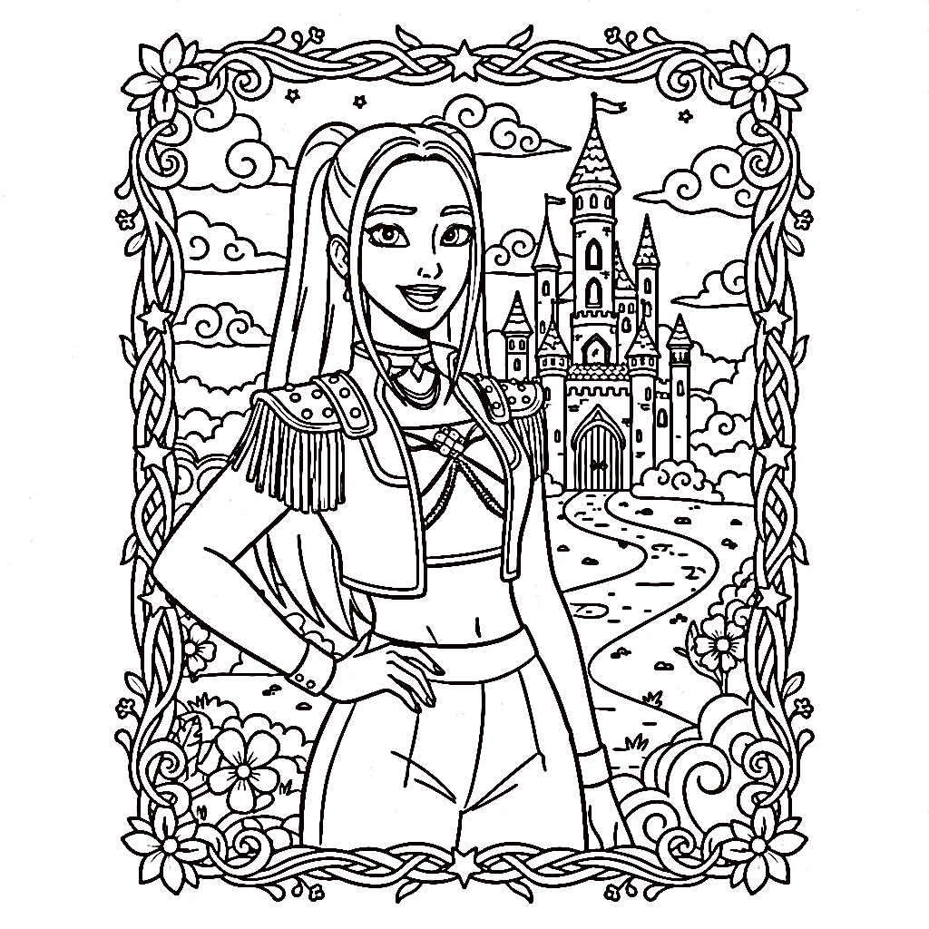 coloriage Mira à imprimer pour enfant de 3 ans