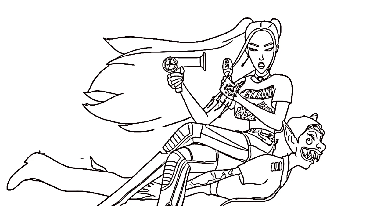 coloriage Mira à imprimer a4