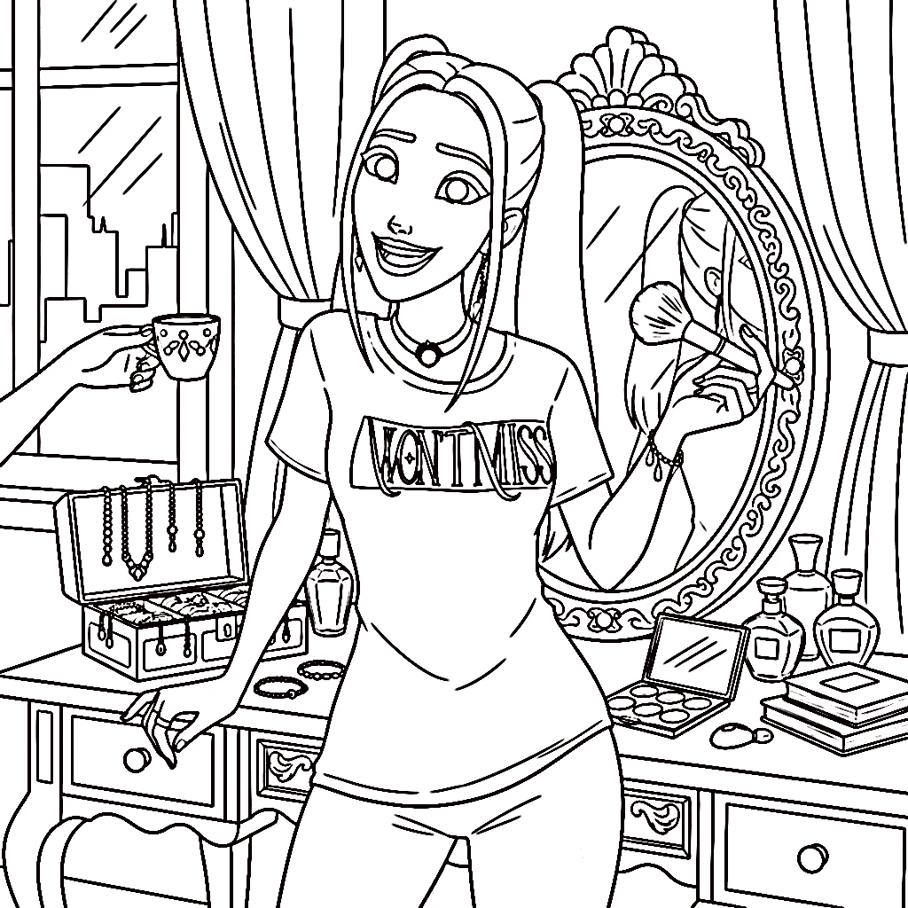 télécharger coloriage Mira gratuit