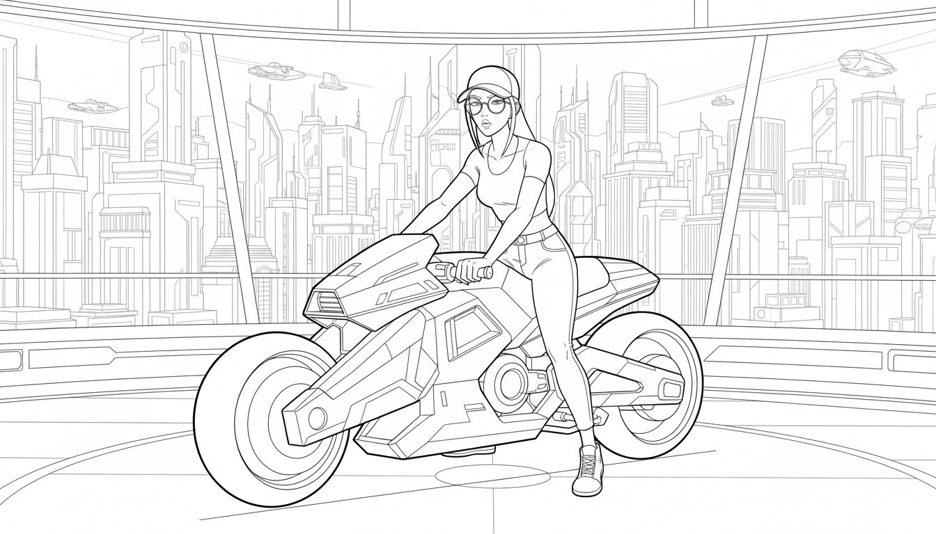 coloriage Mira a colorier en ligne