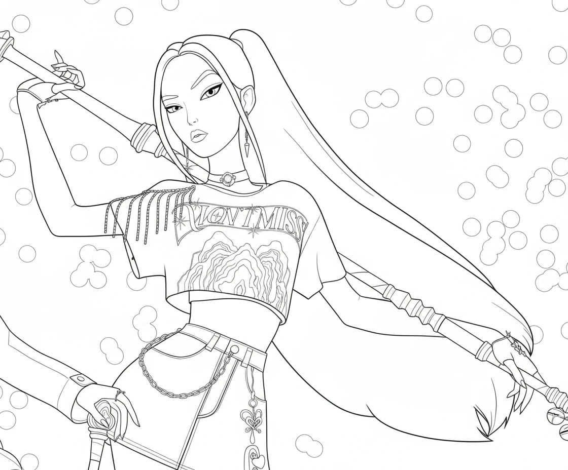 coloriage Mira et decoupage a imprimer gratuit