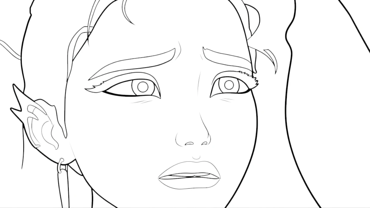 coloriage Rumi Kang à imprimer gratuit