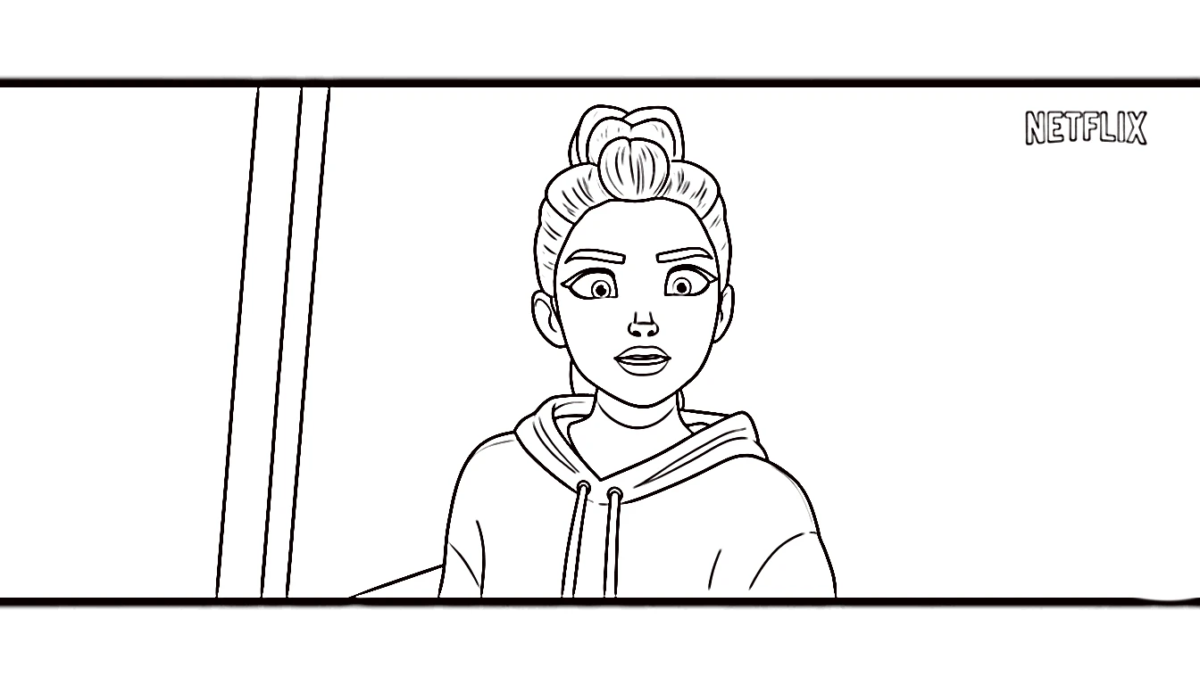coloriage Rumi Kang a colorier en ligne gratuitement