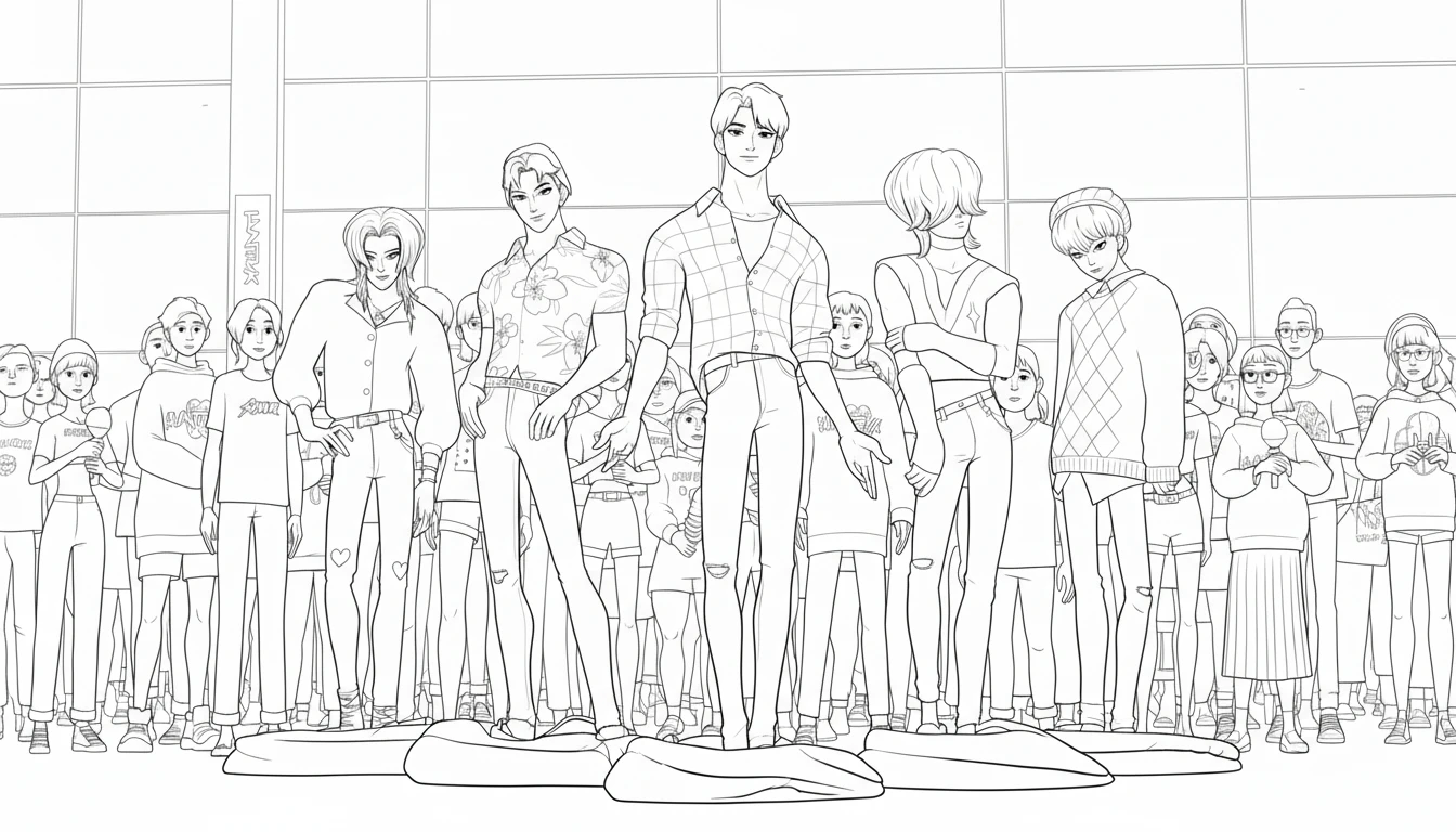 coloriage Saja Boys à imprimer gratuit