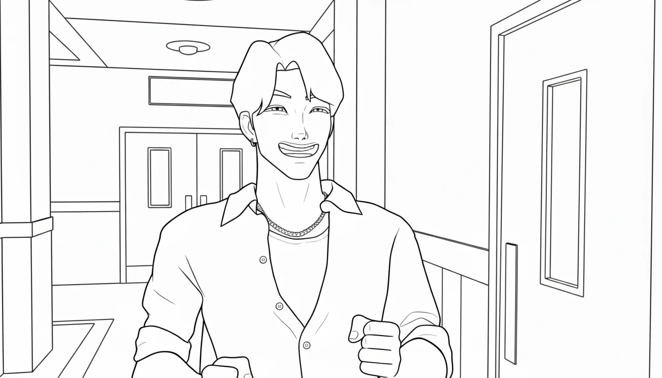 coloriage Saja Boys gratuit pour enfants