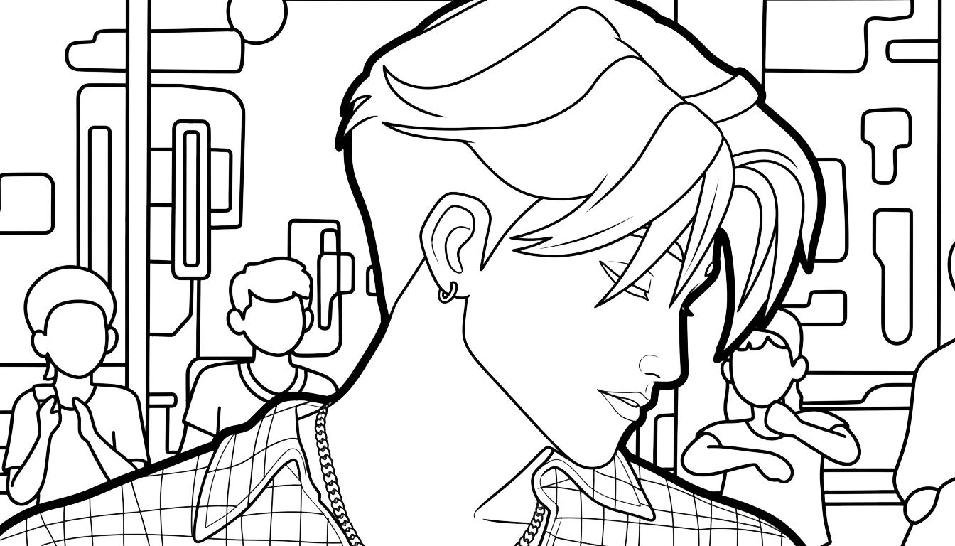 coloriage Saja Boys a imprimer gratuitement