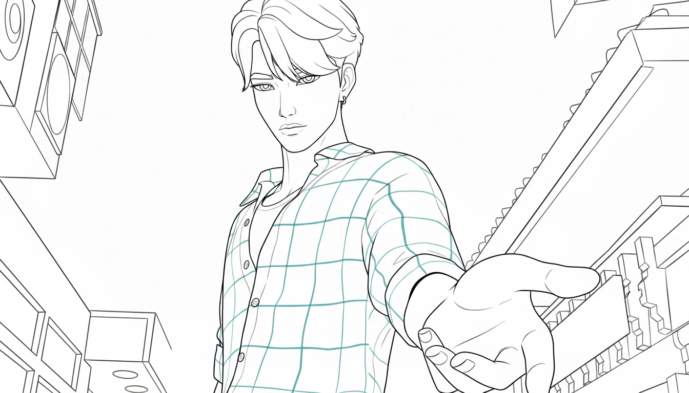 coloriage Saja Boys à imprimer pour enfant de 12 ans 1
