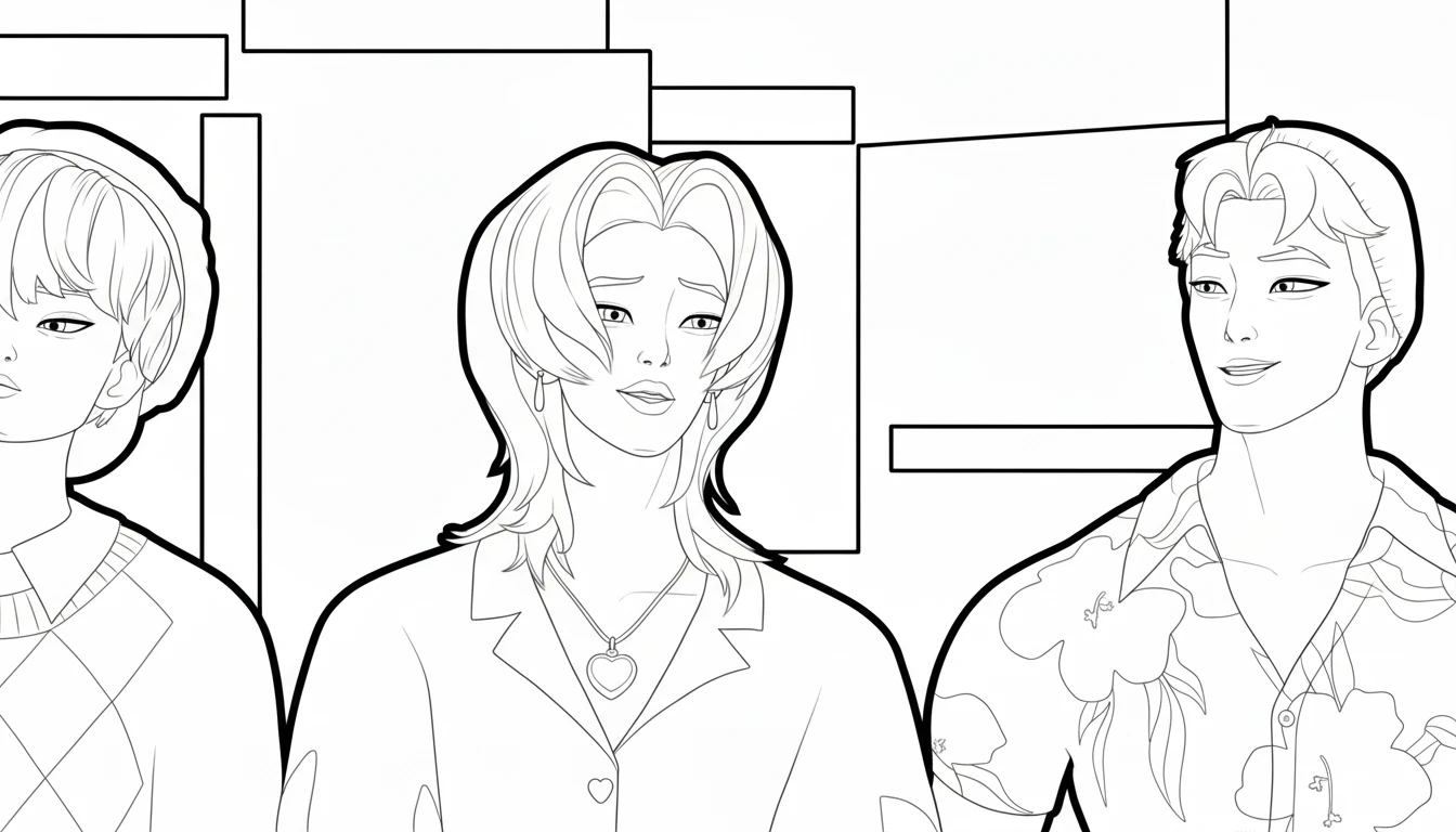 coloriage Saja Boys pour enfant de 6 ans