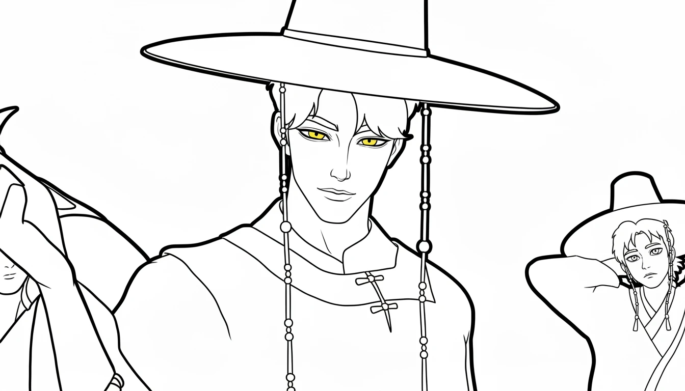 coloriage Saja Boys a colorier en ligne gratuitement