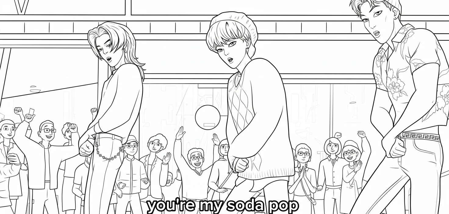 coloriage Saja Boys à imprimer pdf