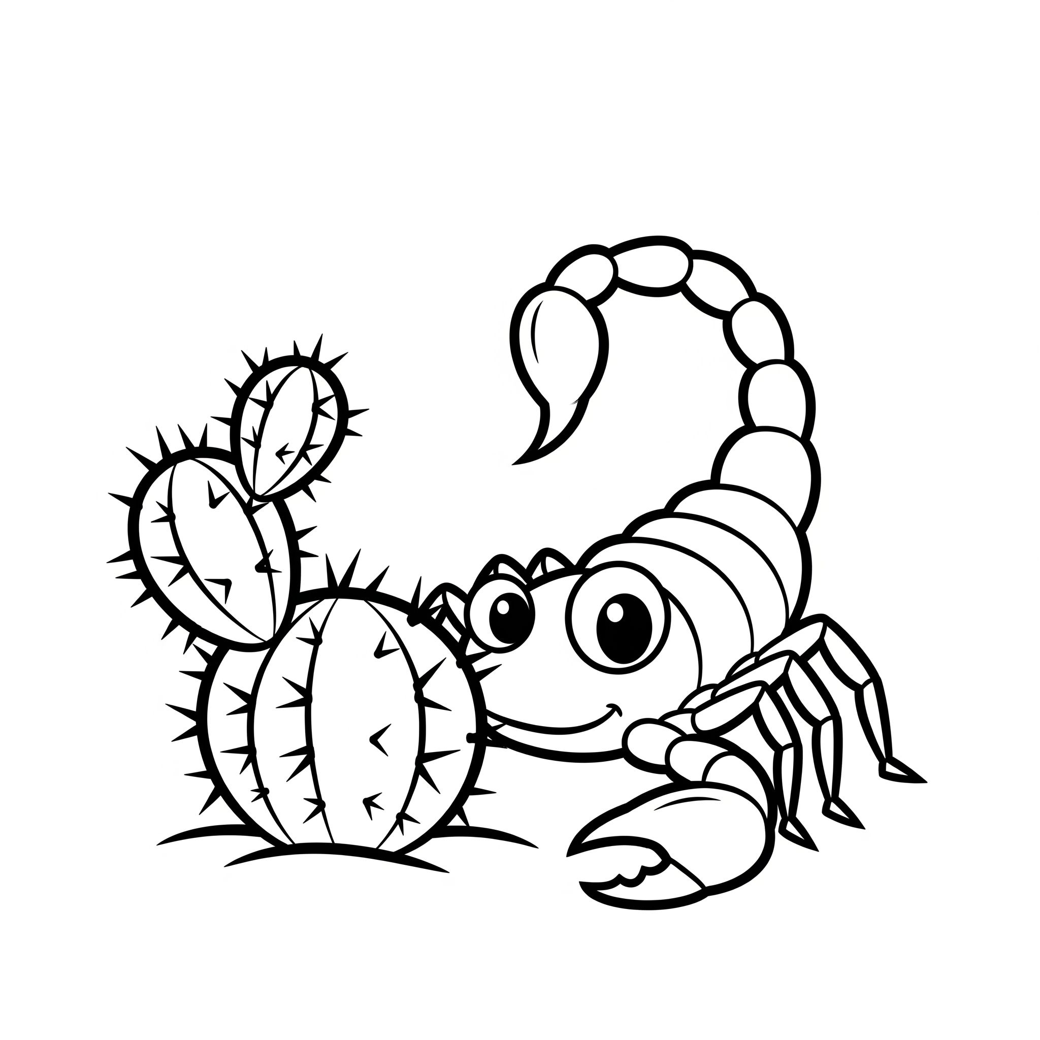 coloriage Scorpion gratuit