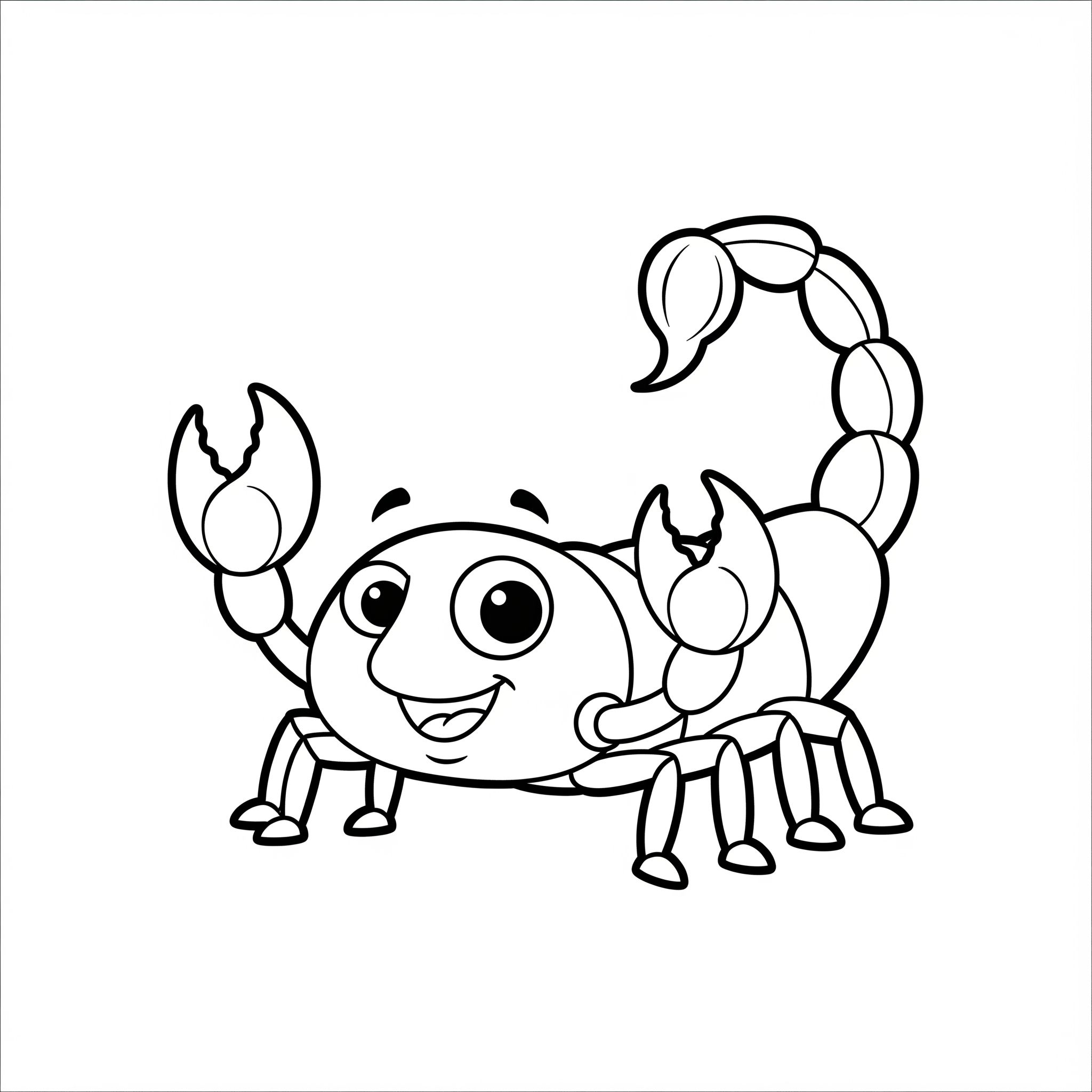 a imprimer coloriage Scorpion gratuit